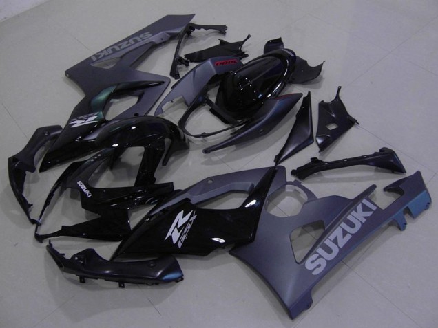 Descuento Kit Carenados Moto Suzuki GSXR 1000 2005-2006 - Negro Brillante Negro Mate