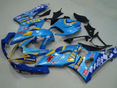 Descuento Carenados Moto Suzuki GSXR 1000 2005-2006 - Azul Oro Rizla