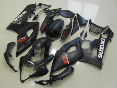 Descuento Carenados Moto Suzuki GSXR 1000 2005-2006 - Negro Mate Blanco Rojo