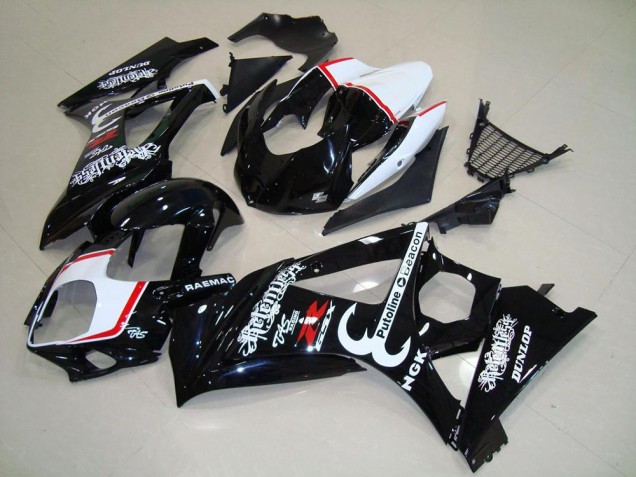 Descuento Carenados Moto Suzuki GSXR 1000 2007-2008 - Negro Brillante Rojo Relentless