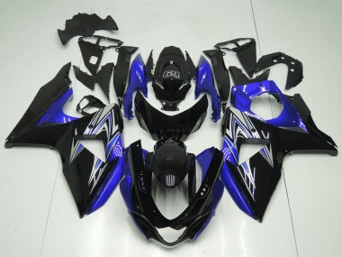 Descuento Carenados Moto Suzuki GSXR 1000 2009-2016 - Negro Brillante Azul