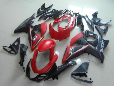 Descuento Carenados Moto Suzuki GSXR 1000 2009-2016 - Rojo Negro Mate