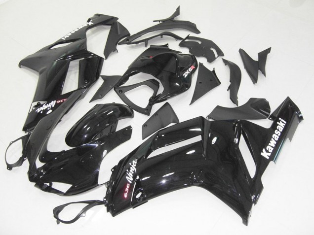 Descuento Carenados Moto Kawasaki ZX6R 2007-2008 - Negro Brillante