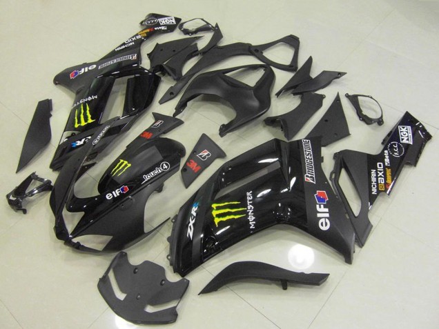 Descuento Carenados Moto Kawasaki ZX6R 2007-2008 - Negro Monstruo