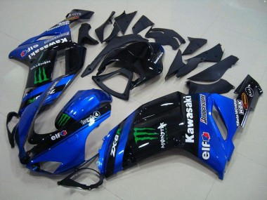 Descuento Carenados Moto Kawasaki ZX6R 2007-2008 - Azul Monstruo