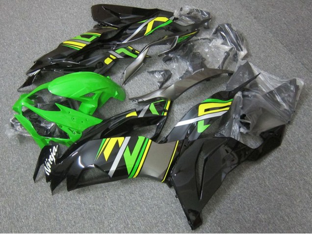 Descuento Carenados Moto Kawasaki ZX6R 2019-2022 - Verde Negro Amarillo