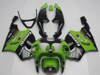 Descuento Carenados Moto Kawasaki ZX7R 1996-2003 - Verde Negro Brillante Monstruo Elf