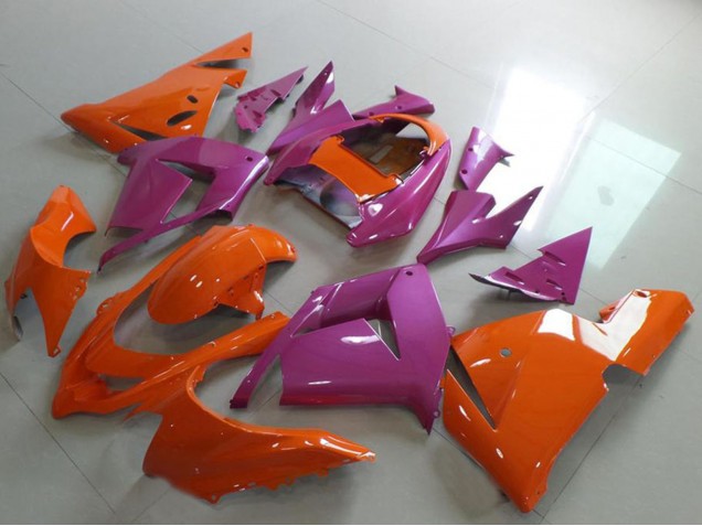 Descuento Carenados Moto Kawasaki ZX10R 2004-2005 - Naranja Rosa