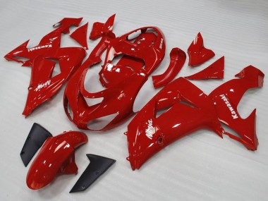 Descuento Carenados Moto Kawasaki ZX10R 2006-2007 - Rojo Blanco
