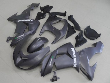 Descuento Carenados Moto Kawasaki ZX10R 2006-2007 - Gris Mate Blanco Calcomanía