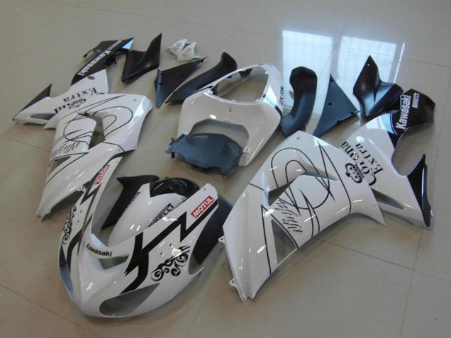 Descuento Carenados Moto Kawasaki ZX10R 2006-2007 - Blanco Negro Rojo Motul Corona Extra