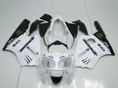 Descuento Carenados Moto Kawasaki ZX12R 2000-2001 - Blanco Negro Elf Monstruo