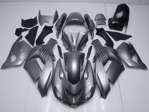 Descuento Carenados Moto Kawasaki ZX14R ZZR1400 2006-2011 - Gris Brillante