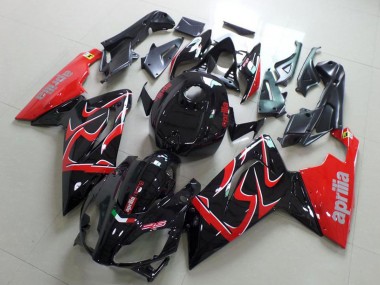Descuento Carenado Moto Aprilia RS125 2006-2011 - Negro Brillante Rojo