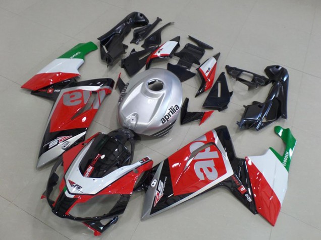 Descuento Carenados Moto Aprilia RS125 2006-2011 - Rojo Blanco Negro Plata Verde