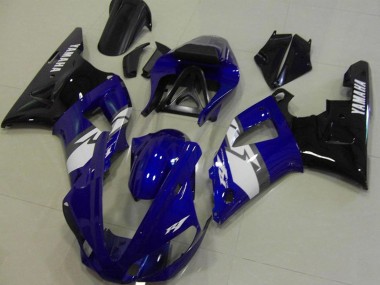 Descuento Carenados Moto Yamaha YZF R1 2000-2001 - Azul Blanco Negro