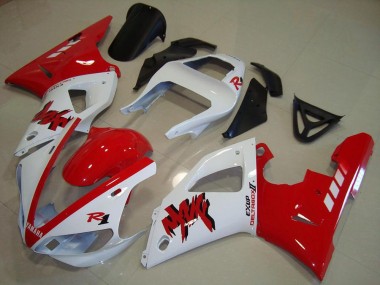 Descuento Carenado Moto Yamaha YZF R1 2000-2001 - Blanco Rojo