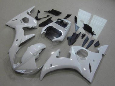 Descuento Carenados Moto Yamaha YZF R6 2003-2004 - Blanco Brillante