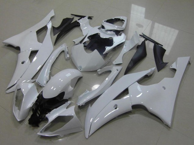 Descuento Carenado Moto Yamaha YZF R6 2008-2016 - Blanco Brillante