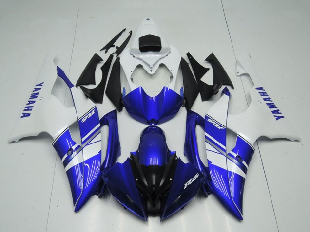 Descuento Carenados Moto Yamaha YZF R6 2008-2016 - Blanco Azul Negro OEM Estilo
