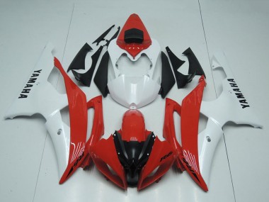 Descuento Carenados Moto Yamaha YZF R6 2008-2016 - Blanco Rojo