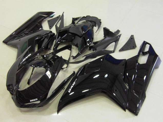 Descuento Carenados Moto Ducati 848 2007-2014 - Negro Brillante