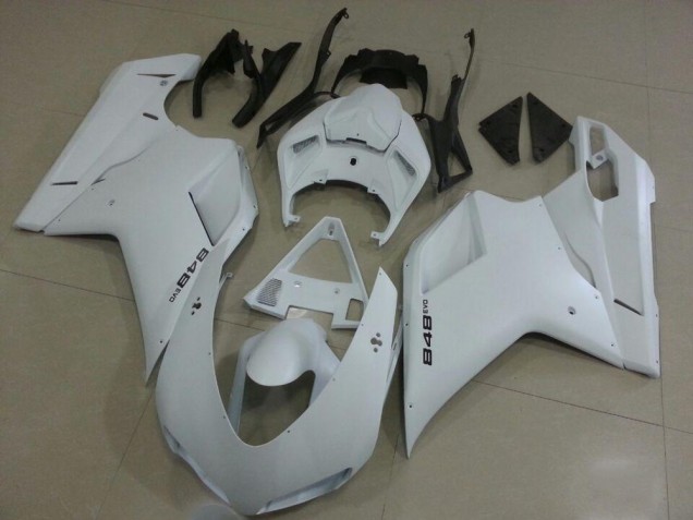 Descuento Carenados Moto Ducati 848 2007-2014 - Blanco
