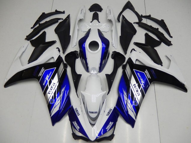 Descuento Carenados Moto Yamaha YZF R3 2015-2018 - Blanco Azul Negro Yamalube