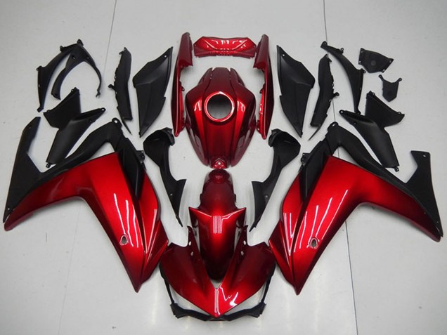 Descuento Carenados Moto Yamaha YZF R3 2015-2018 - Rojo Negro Mate