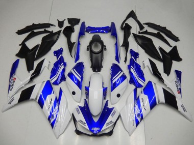 Descuento Carenados Moto Yamaha YZF R3 2015-2018 - Blanco Azul Negro Yamalube ENEOS