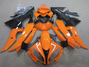 Descuento Carenado Moto Yamaha YZF R6 2008-2016 - Naranja Negro Brillante