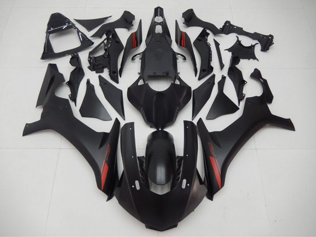 Descuento Carenados Moto Yamaha YZF R1 2015-2019 - Negro Mate Rojo