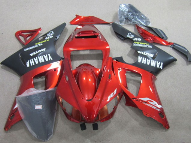 Descuento Carenados Moto Yamaha YZF R1 1998-1999 - Rojo Negro Blanco Calcomanía