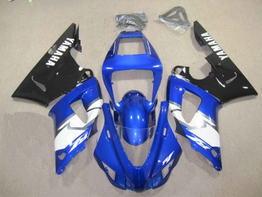 Descuento Carenados Moto Yamaha YZF R1 1998-1999 - Azul Blanco Negro Brillante