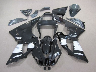 Descuento Carenados Moto Yamaha YZF R1 1998-1999 - Negro Brillante Blanco