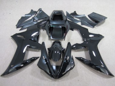 Descuento Carenados Moto Yamaha YZF R1 2002-2003 - Negro Brillante Plain