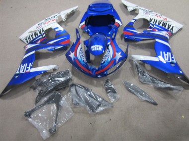 Descuento Carenados Moto Yamaha YZF R1 2002-2003 - Blanco Azul Rojo Motul Fiat