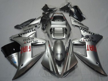 Descuento Carenados Moto Yamaha YZF R1 2002-2003 - Plata Rojo Fiat