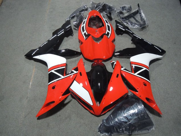 Descuento Carenados Moto Yamaha YZF R1 2004-2006 - Blanco Rojo Negro
