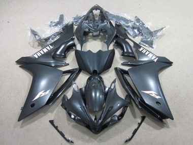 Descuento Carenados Moto Yamaha YZF R1 2007-2008 - Negro Mate Blanco Calcomanía