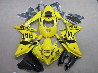 Descuento Carenados Moto Yamaha YZF R1 2007-2008 - Amarillo Negro Motul Fiat
