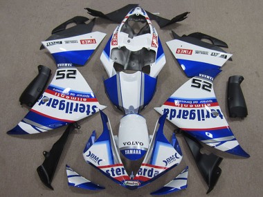 Descuento Carenados Moto Yamaha YZF R1 2012-2014 - Blanco Azul Rojo Negro Fimer Sterilgarda
