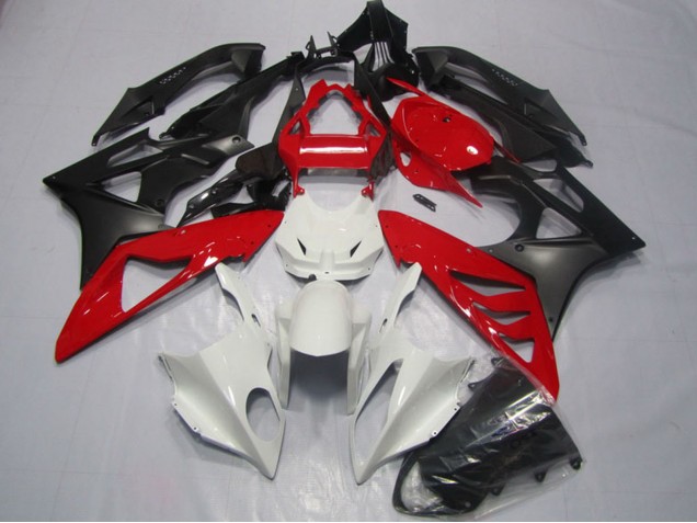 Descuento Carenados ABS BMW S1000RR 2009-2014 - Blanco Rojo Negro Mate