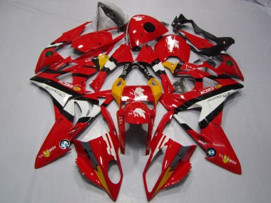 Descuento Carenados Moto BMW S1000RR 2009-2014 - Rojo Blanco Negro
