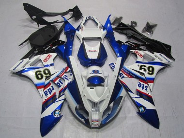 Descuento Carenados Moto BMW S1000RR 2009-2014 - Blanco Rojo Azul Negro Sterilgarda 69