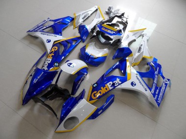 Descuento Carenados Moto BMW S1000RR 2009-2014 - Blanco Amarillo Azul OroBet