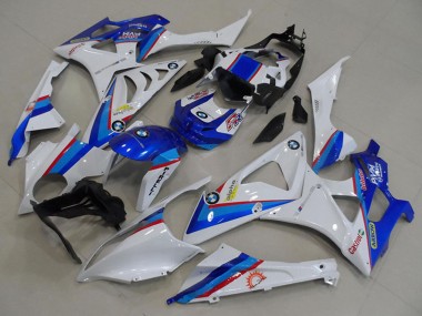 Descuento Carenados Moto BMW S1000RR 2009-2014 - Blanco Rojo Azul Castrol Pirelli