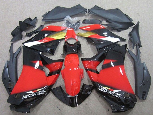 Descuento Carenados Moto Honda CBR125R 2011-2016 - Rojo Oro Negro Brillante