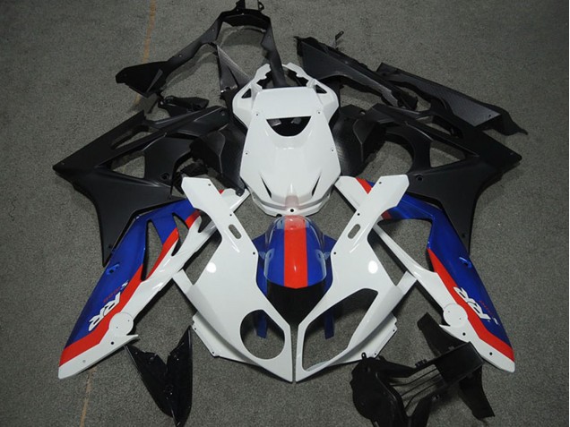 Descuento Carenados Moto Honda CBR600RR 2003-2004 - Blanco Rojo Azul Negro Mate