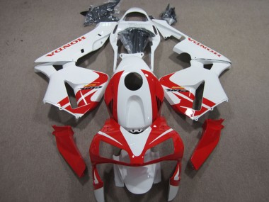 Descuento Carenados Moto Honda CBR600RR 2003-2004 - Blanco Rojo